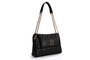 Lucky Bees Bolso de Hombro Negro en Polipiel